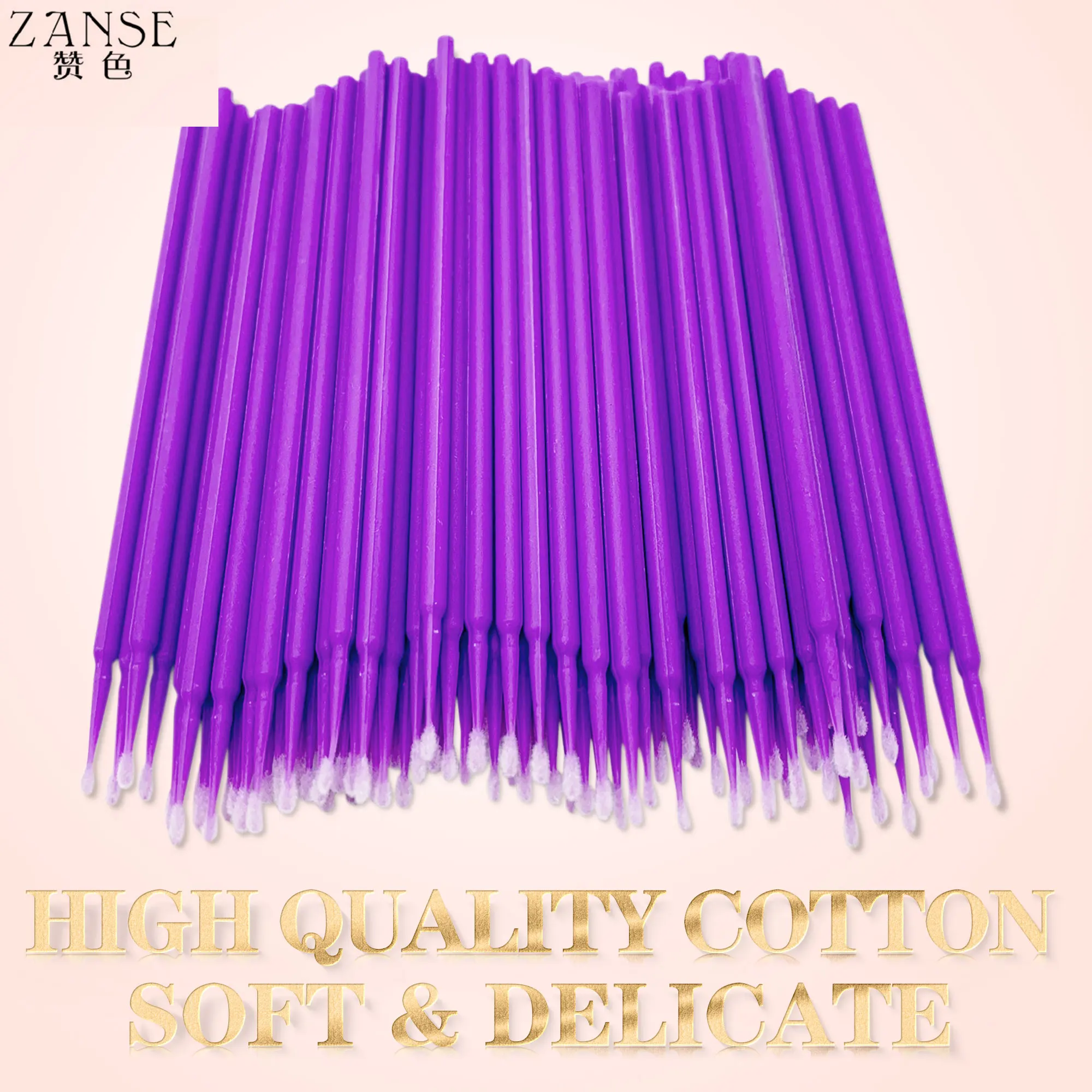 Description Picture 2 of item100pcs Disposable Micro Brush Mascara Wands Applicator Lash Removing Swab Microbrush Eyelash Extension Makeup brushes Tools