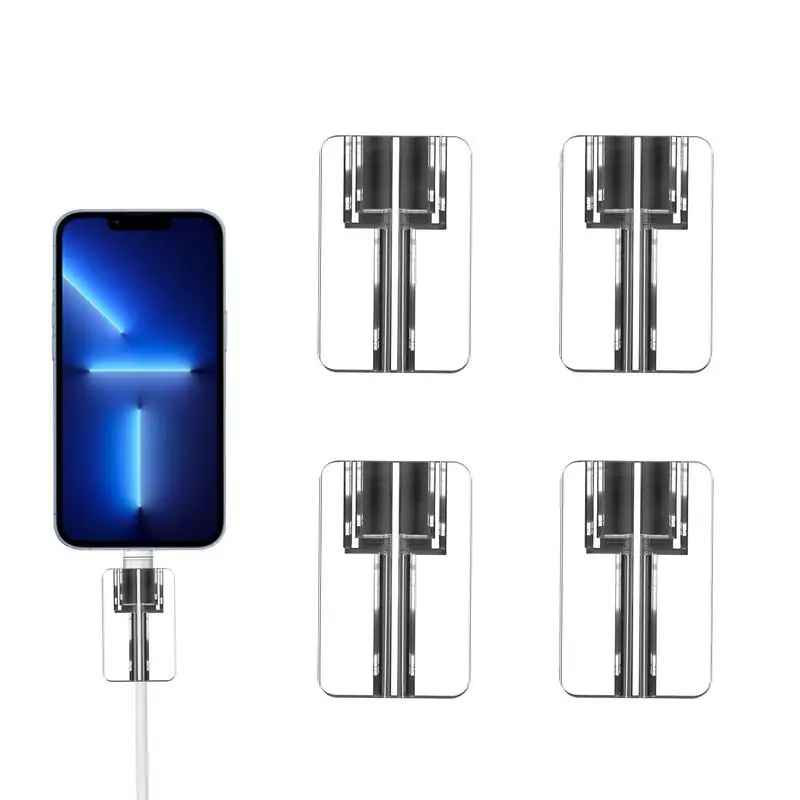 

Charging Cord Protector 4Pcs Universal Charging USB Cable TPU Cover Charging Cable Supplies For Cell Phone Computer Desktop