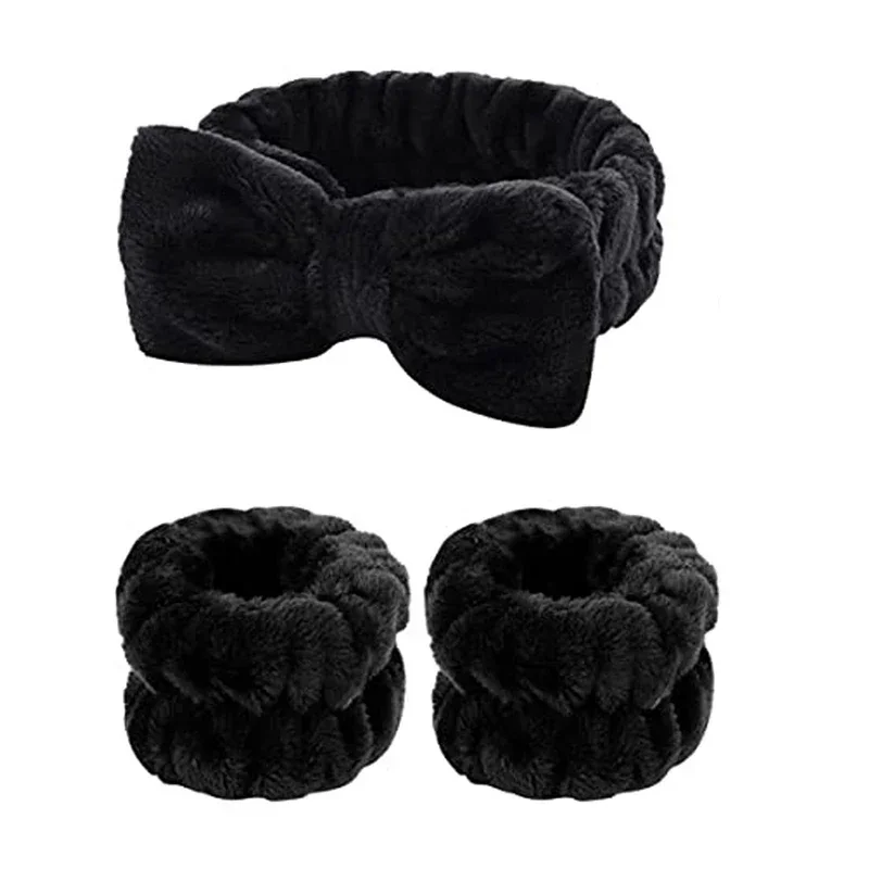 Wristbands Headband Makeup Hair Care Headband 3PCS Face Wash Wash Headband for Washing Your Face Hair Bands for Women FD01