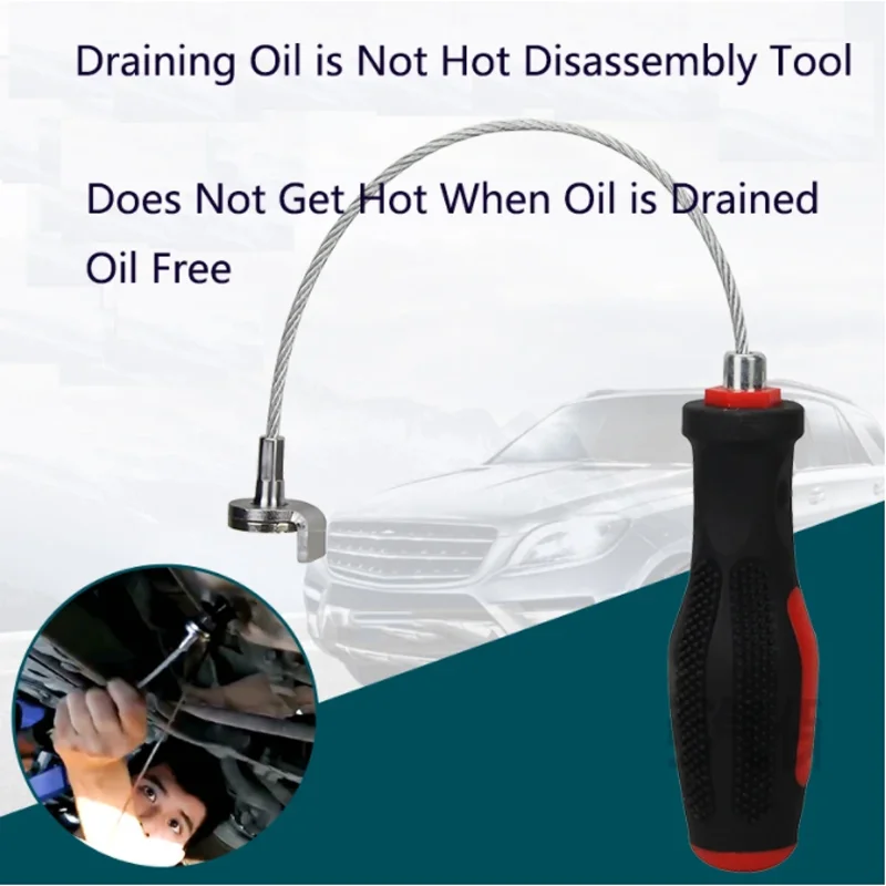

Drain Oil is Not Hot Screw Oil Bottom Screw Disassembly Tool Magnetic Suction Head Wrench Auto Repair Auto Maintenance Tool
