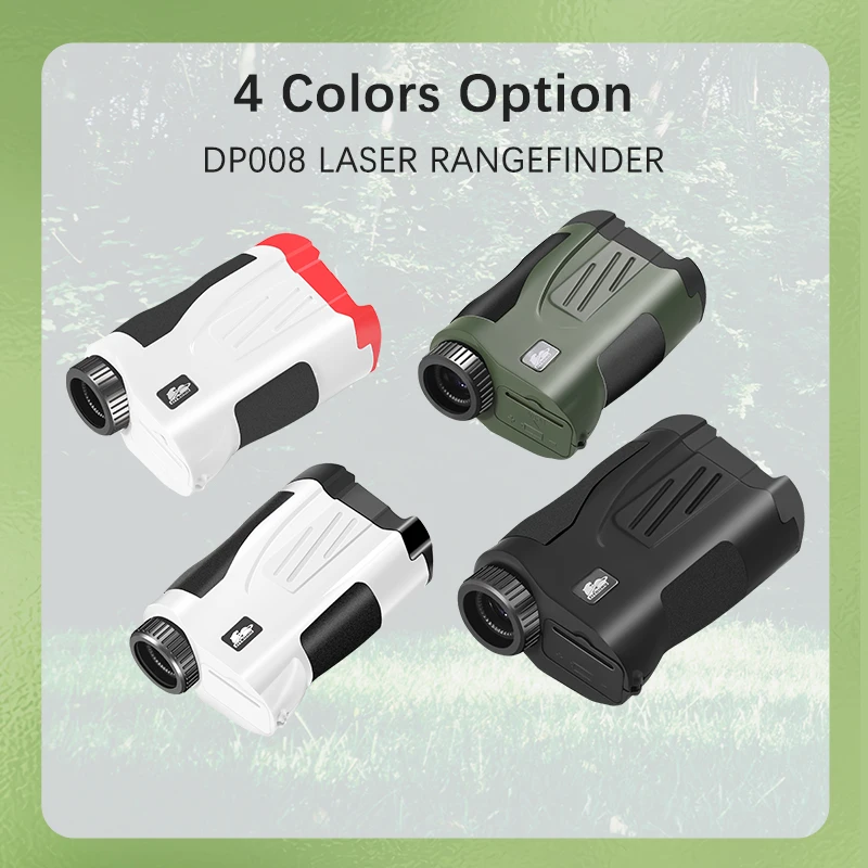1200M Golf Rangefinder Outdoor Sports with Slope Compensate 6X Laser Ranging Monocular Distance Speed Angle Overall Measurement