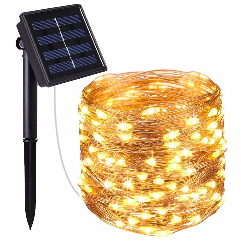 20m Solar Fairy String Lights 200LED Copper Wire Outdoor Garden Xmas Decor Lamp 20m Solar Fairy String Lights 200LED Copper Wire Outdoor Garden Xmas Decor Lamp
