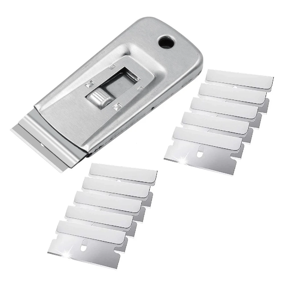 Glass Window Scraper Glass Scraper Scraper Tool Set Scraper Tool Kit Cleaning Scraper Scraper Cleaner Scraper Tool Multi-Purpose Scraper Set With 10 Blades