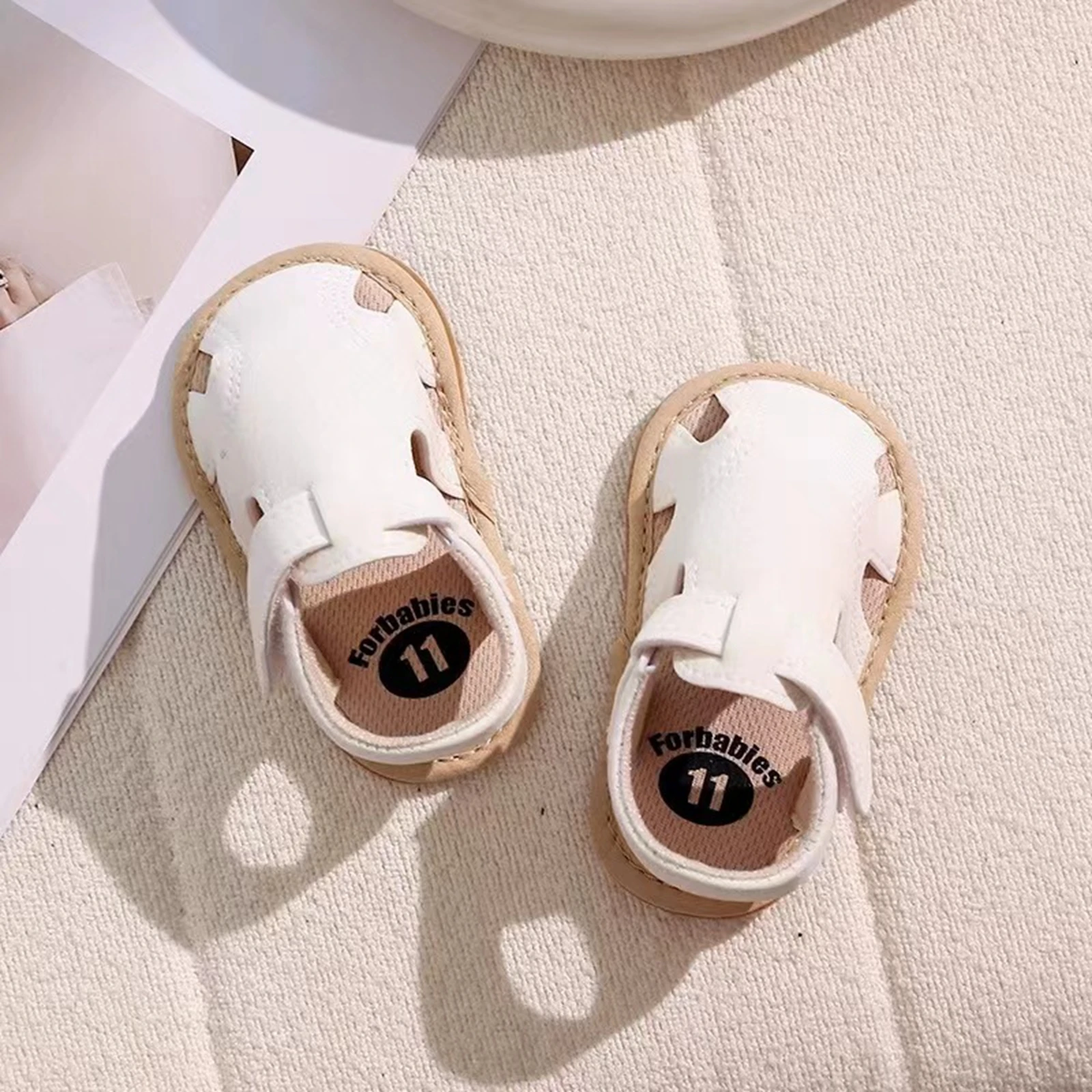 Baby Sandals Boys Girls Summer Casual Flat Non-Slip 0-18 Months