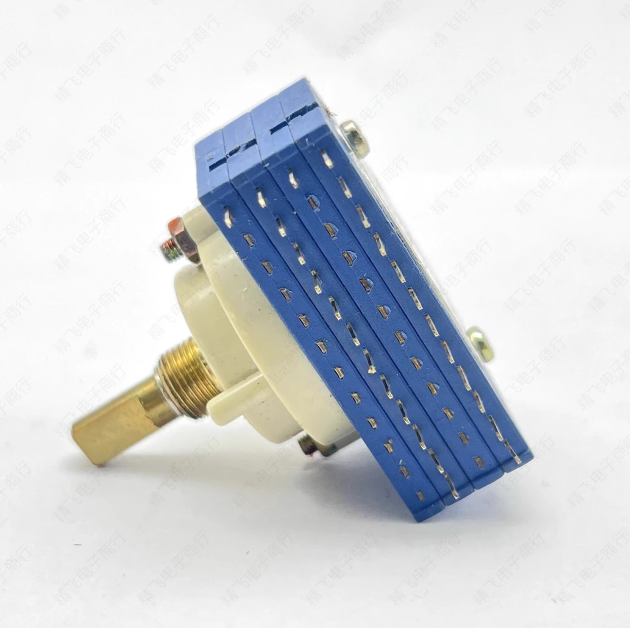 1 PCS Taiwan CF rotary band switch 2 layers 2 poles 12 gears light touch shaft length 20MM