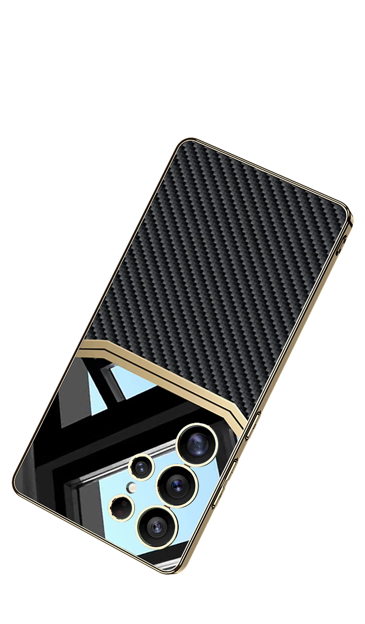 Luxury Plating Leather Case For Samsung Galaxy S25 S24 S23 Ultra Camera Protecti