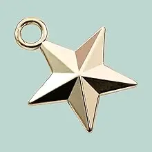 Metal pentagram pendant