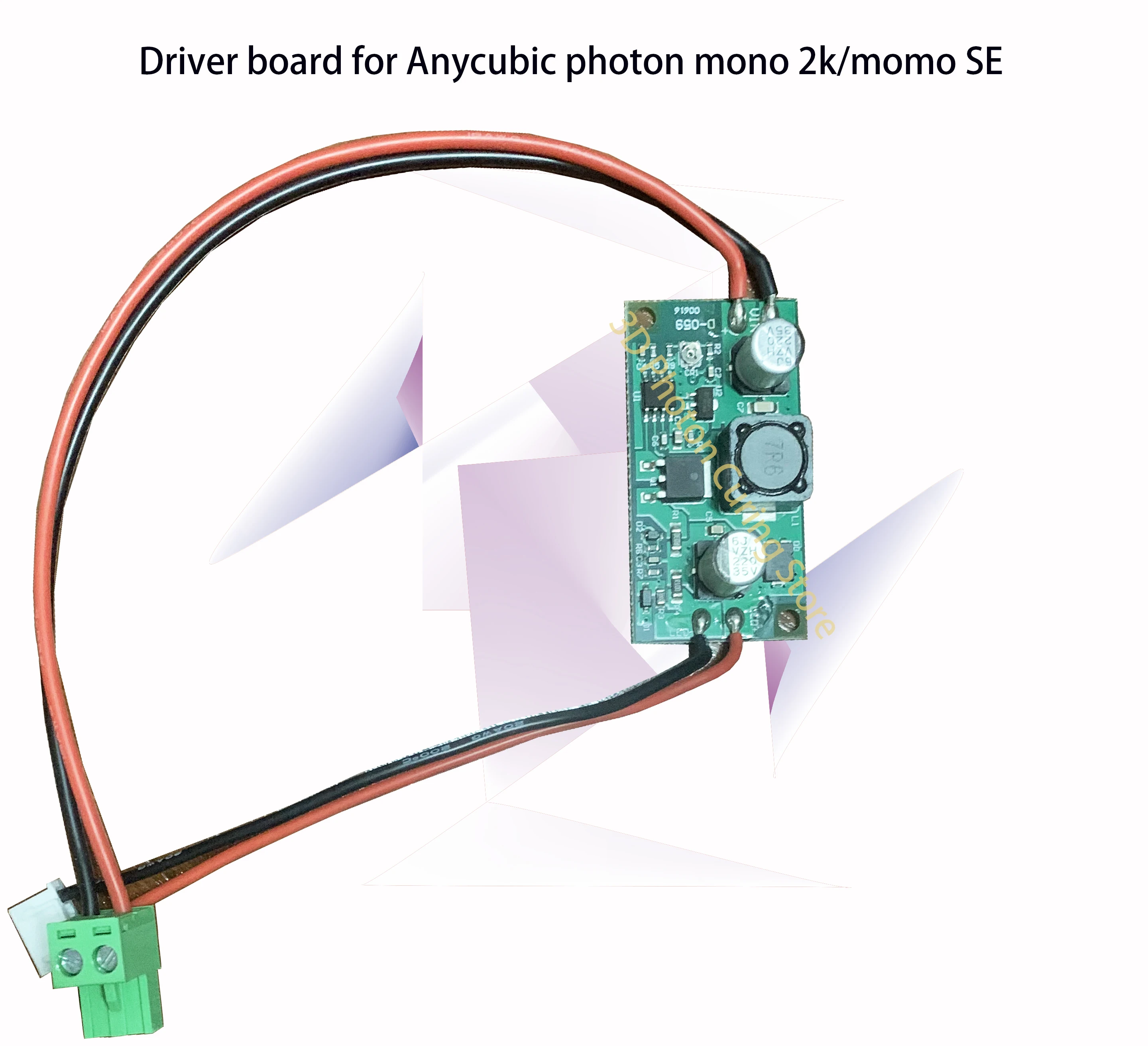 3D printer uv led 405nm light source driver board for Anycubic photon mono 2k/momo x 4K 6.08/6.23/8.9inch 12V/24V Boost board