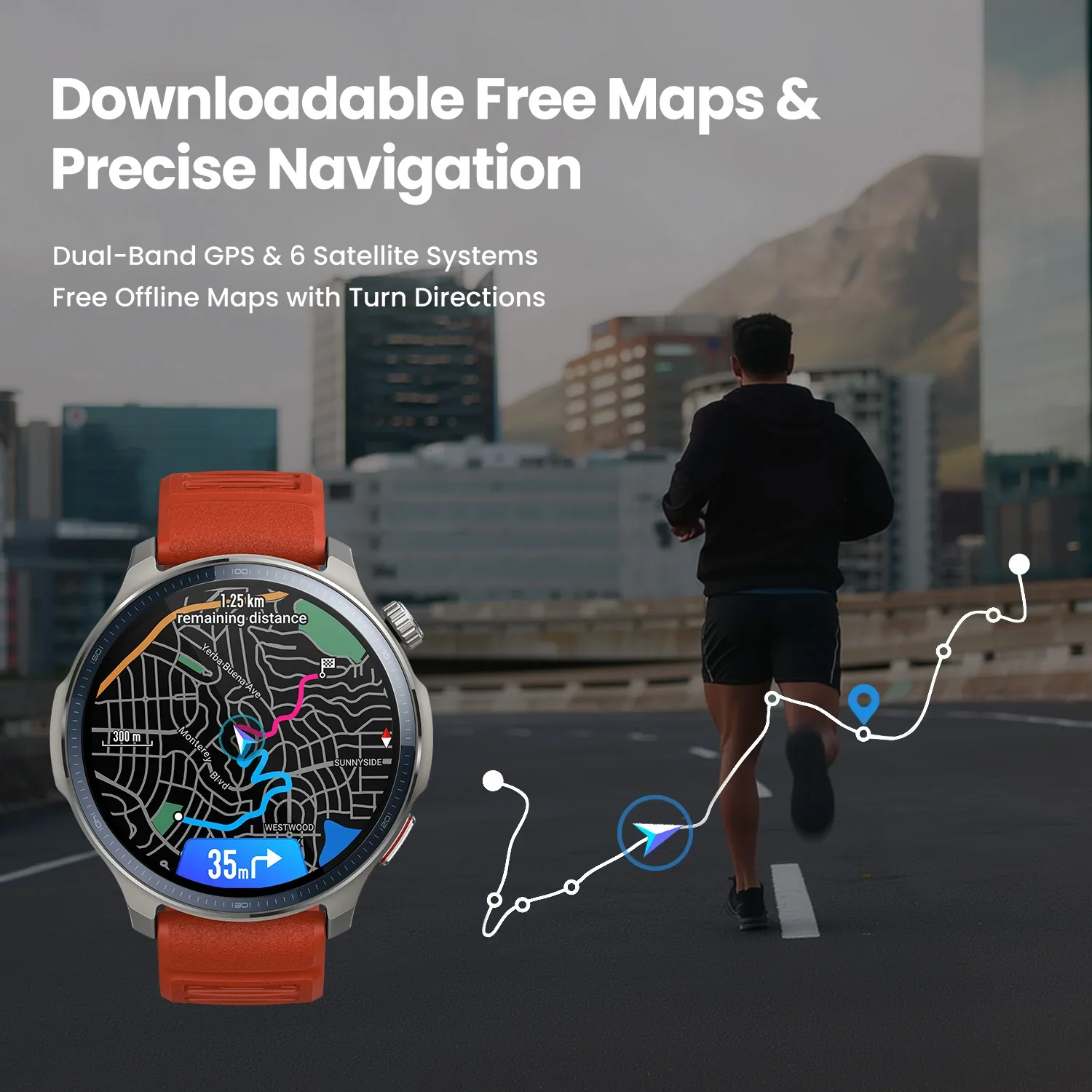 Amazfit Balance 2 Smartwatch 47mm Up To 21 Days of