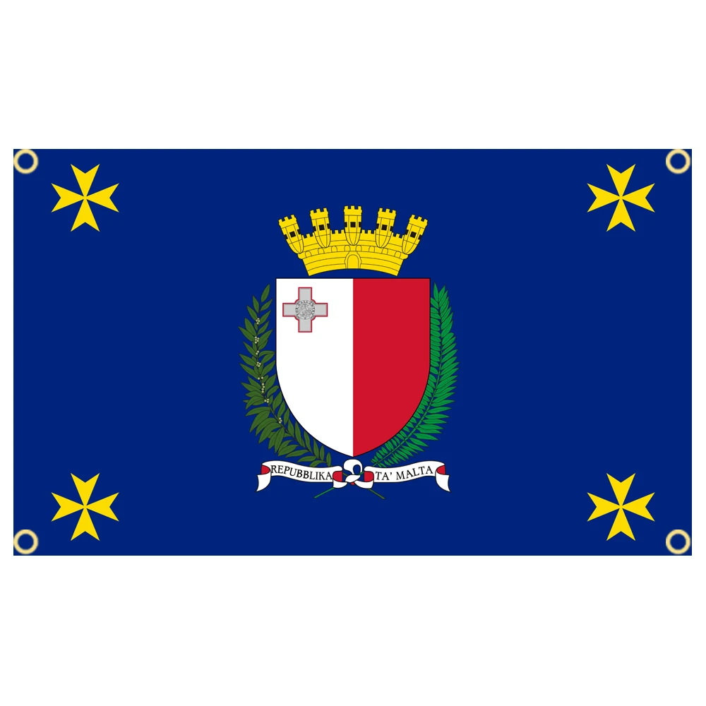 60×90 90x150 120×180CM Malta Maltese Emblem Flag Polyester Printed Banner Tapestry For Decor