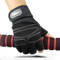 Gym Fitness Heavyweight Training Gloves Men women Body Building Half Finger Non-Slip Gloves Wrist Support Weightlifting Sports 2
