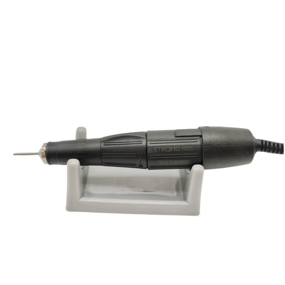 65W Strong Max 211 Dental Electric Nail Drill 35K 102L Handle Milling Cutter Manicure Micro Motor Grinding Machine Nail File Set 6