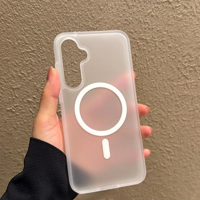 Premium Matte Translucent Magnetic Phone Case - Business Edition