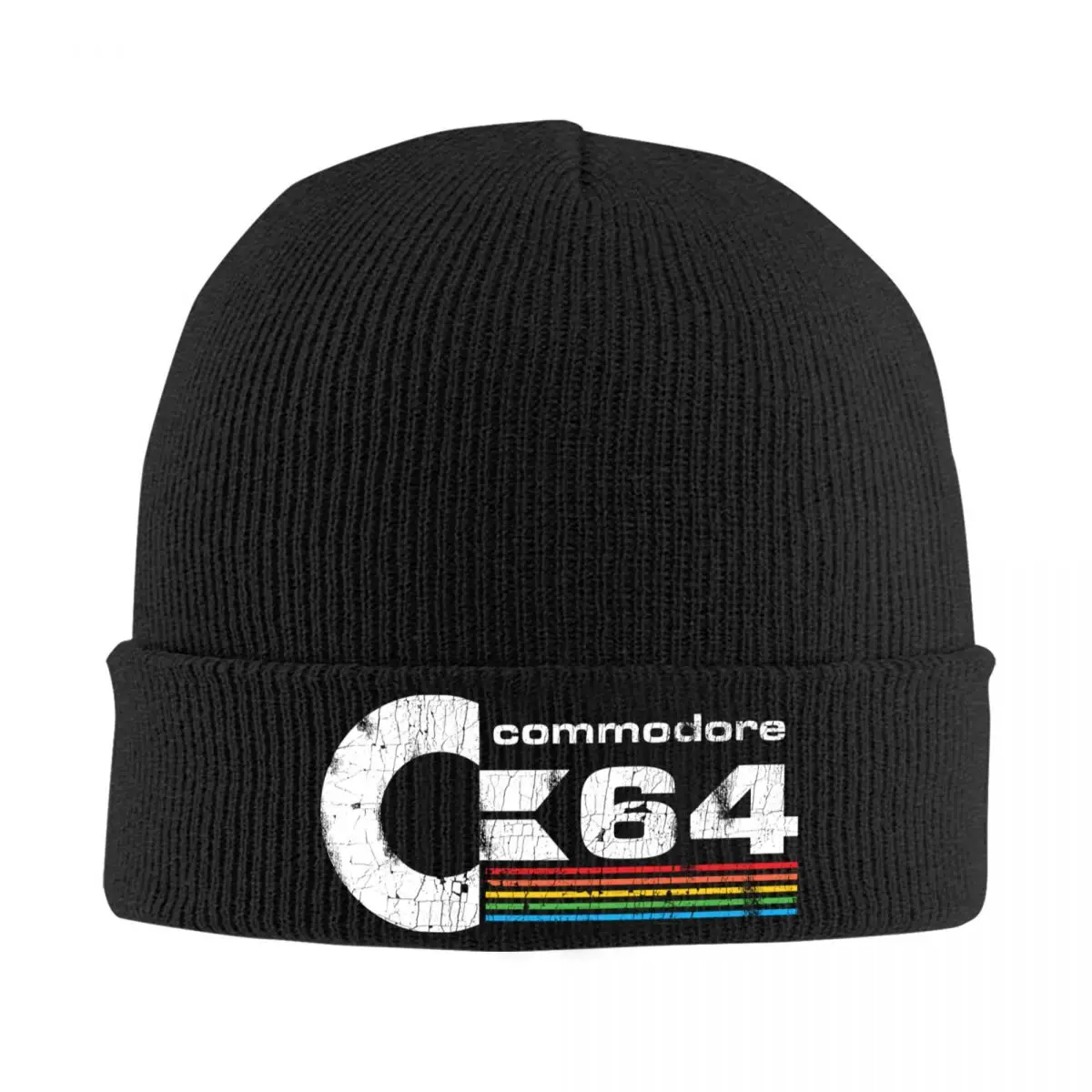 

Commodore 64 Computer Game Beanie Cap Unisex Winter Warm Bonnet Femme Knit Hats Cool Outdoor Skullies Beanies Hats For Men Women