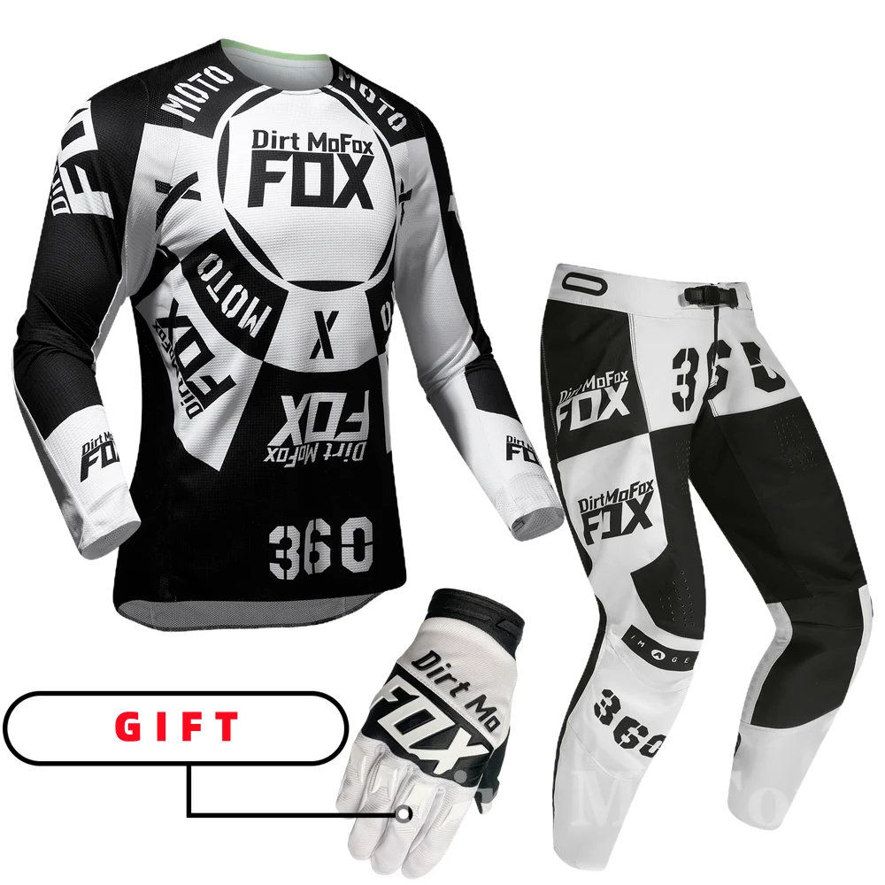 

Motocross MX Off Road Bike Dirt MoFox Nobyl Honr LE A1 Gear Set Mx Outfits Gift Glove Combos Motorcycle Suit Men's Kit