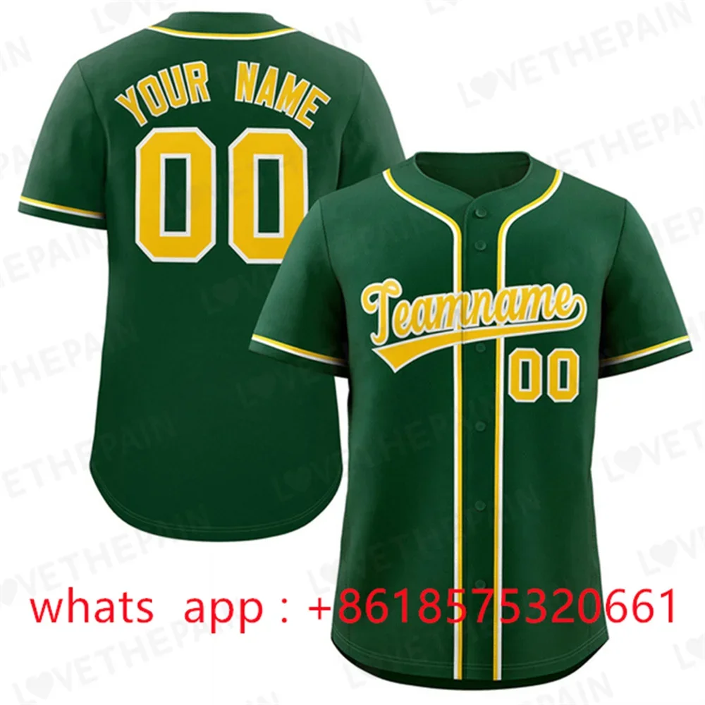 Embroidered Baseball Shirt Baseball Jersey Stitched Team Name Number Sewing Softball Game Sweatshirt for Men/Yout