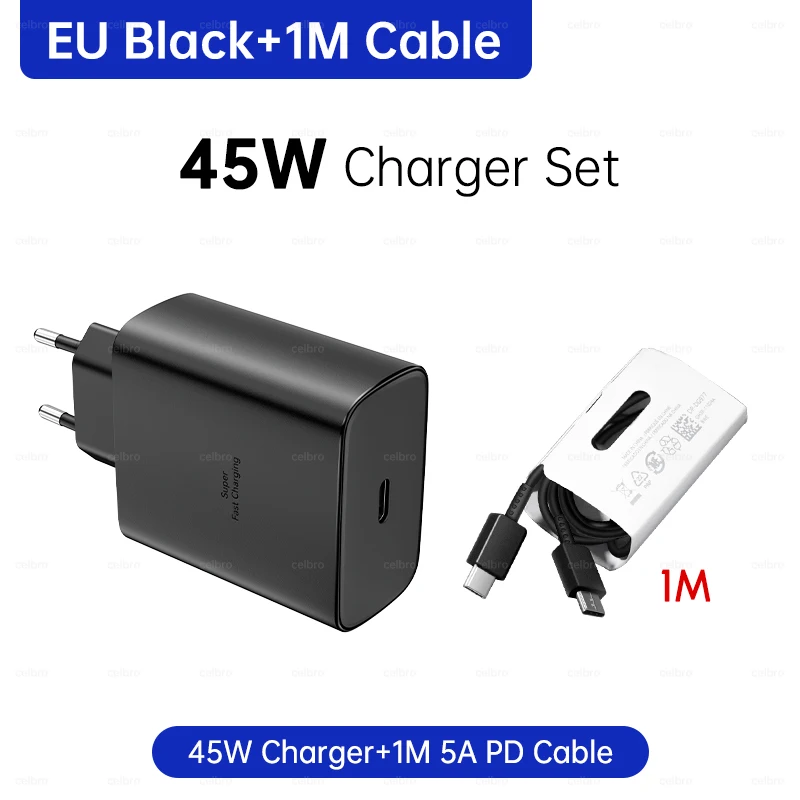 SAMSUNG 45W Super Fast Type C USB Charger Adapter