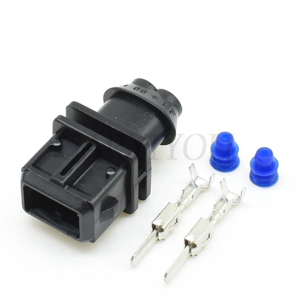 Conector Impermeable De 2 Pines Para Inyectores De Combustible Nissan - Kit Con Terminales De Cobre, Fácil Instalación