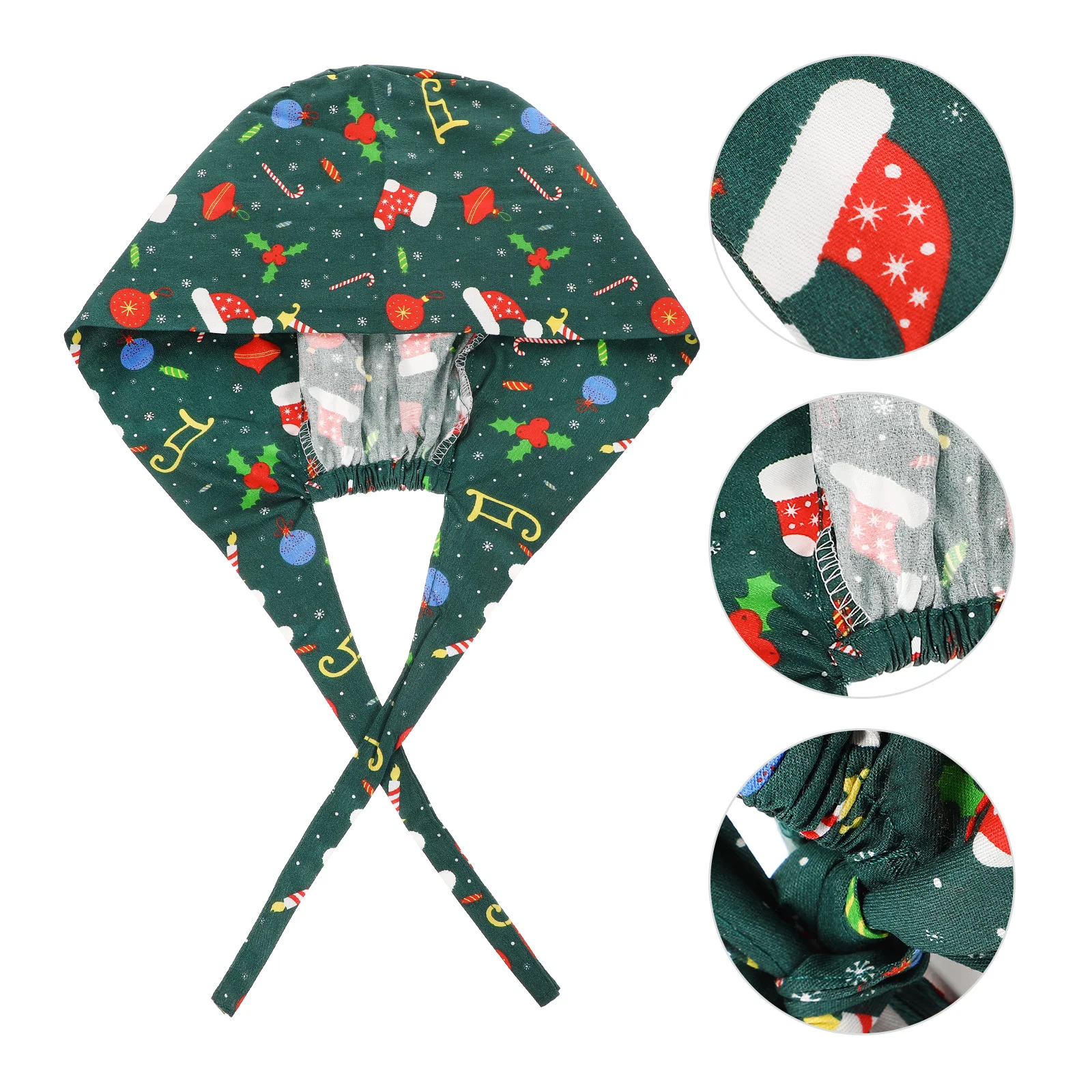 

Hats Christmas Operating Cap Hair Accessory Frosted Cotton Working Printed Caps Men and Women