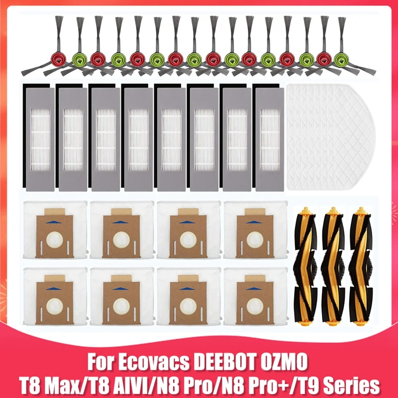

Сменные аксессуары для робота-пылесоса Ecovacs DEEBOT OZMO T8 AIVI T8 Max N8 Pro N8 Pro +