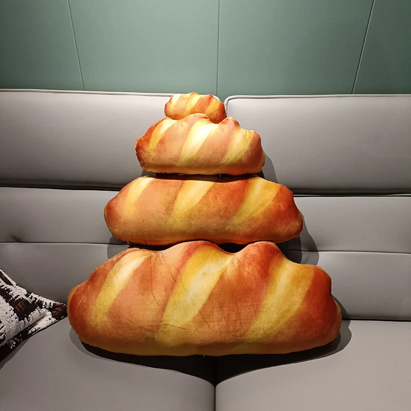 Plush Toys Giant Pillow Simulation Kawaii Big Bread Plush Pillow Doll Soft Cute Food Cushion Toys For Kids Children Birthday Christmas Gift