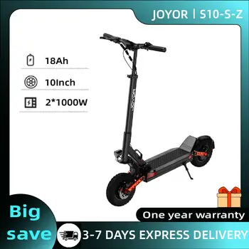 JOYOR S10-SZ Scooter elettrico per adulti 2000W Motore 60V18AH Batteria pieghevole E-Scooter 10 pollici Pneumatico ad aria All-Terrain EScooter