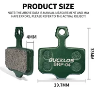 BUCKLOS plaquettes de frein à disque hydrauliques en céramique pour SRAM AVID ELIXIR 1/2/4/6/8/10 paires plaquettes de frein vtt plaquettes de frein à disque résistantes à l'usure 3