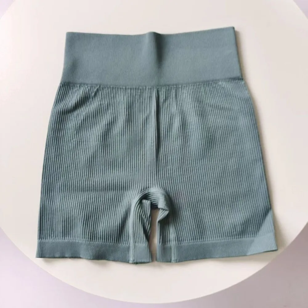 Invisible Crotch Outdoor Sex High-waisted Hip Lift Fitness Shorts Outdoor Running Pants High-elastic Tight Yoga Shorts
