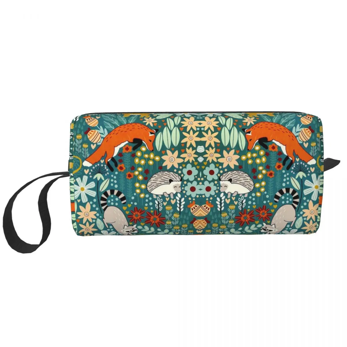 

Текстурированная косметичка с лесным узором, косметичка, органайзер для хранения, набор для Хранения Туалетных принадлежностей, косметичка для женщин, косметичка для путешествий