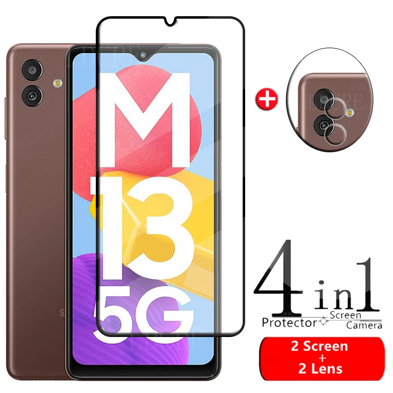 Vetro Temperato A Copertura Totale Per Samsung Galaxy M13 5G Proteggi Schermo Per Galaxy M13 5G Soft Camera Glass Per Samsung Galaxy M13