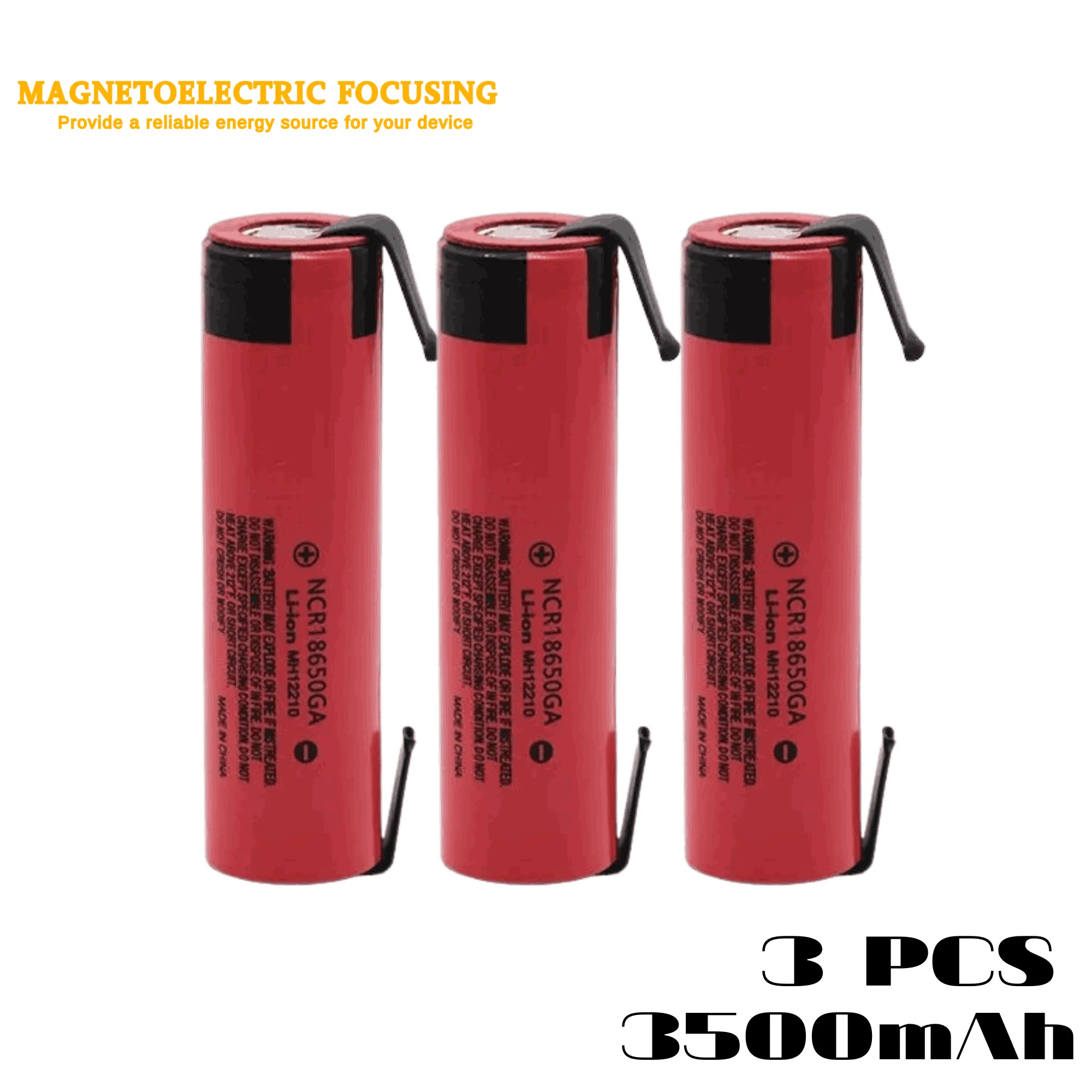 

NCR18650GA DIY Lithium-Ion Rechargeable Battery, 3500mAh 3.7V, Maximum Continuous Discharge Current: 10A Domestic batteries, etc