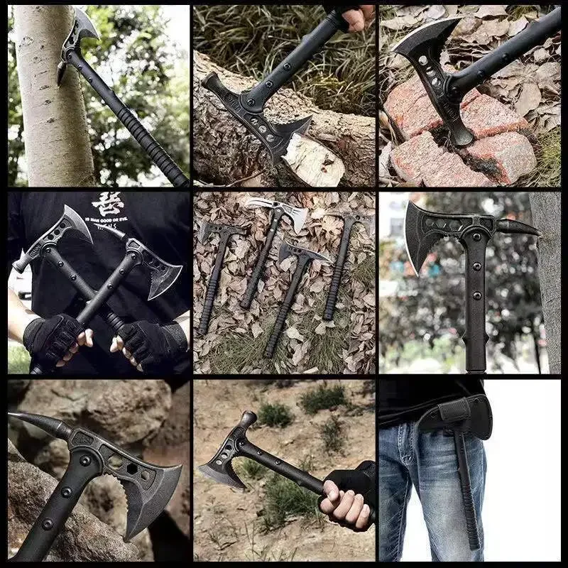 EDC 휴대용 악마도끼 전술 다기능 산악용 소방도끼 캠핑 야외용품 도구