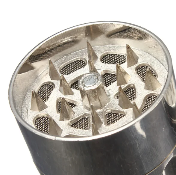 1PC Tobacco Grinder Manual Aluminum Herbal Herb Mill Spice Crusher Smoke Grinder Crusher Hand Crank Muller Smoking Accessory