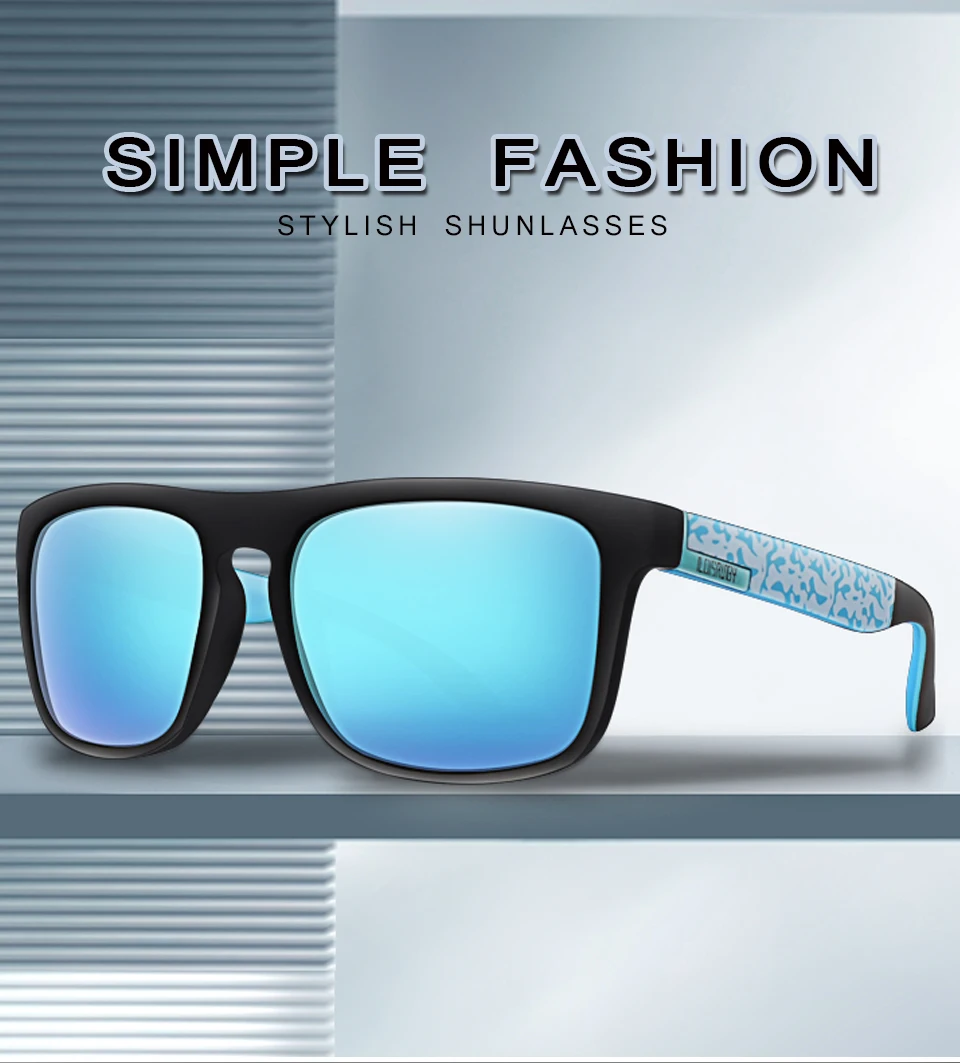 LOISRUBY Brand Design Square Cycling Sunglasses Men Polarized Sun Glasses UV400 Eyewear Women Shades oculos de sol_voghion.com
