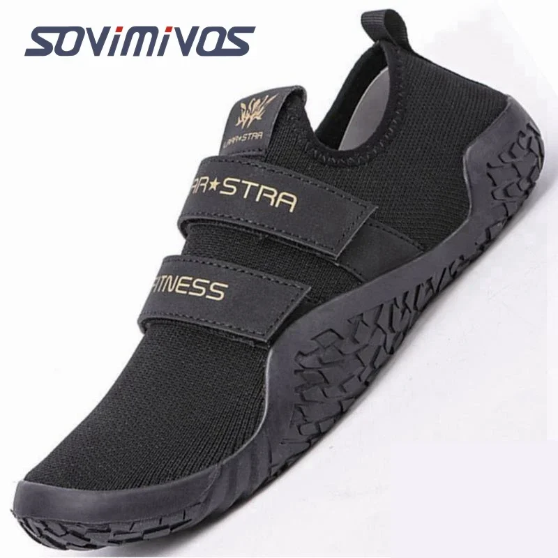 Weightlifting Squat Shoes for Men Women Weight Lifting Shoes for Powerlifting Deadlifting Crossfit Strap Lace-Up Gym Non-Slip