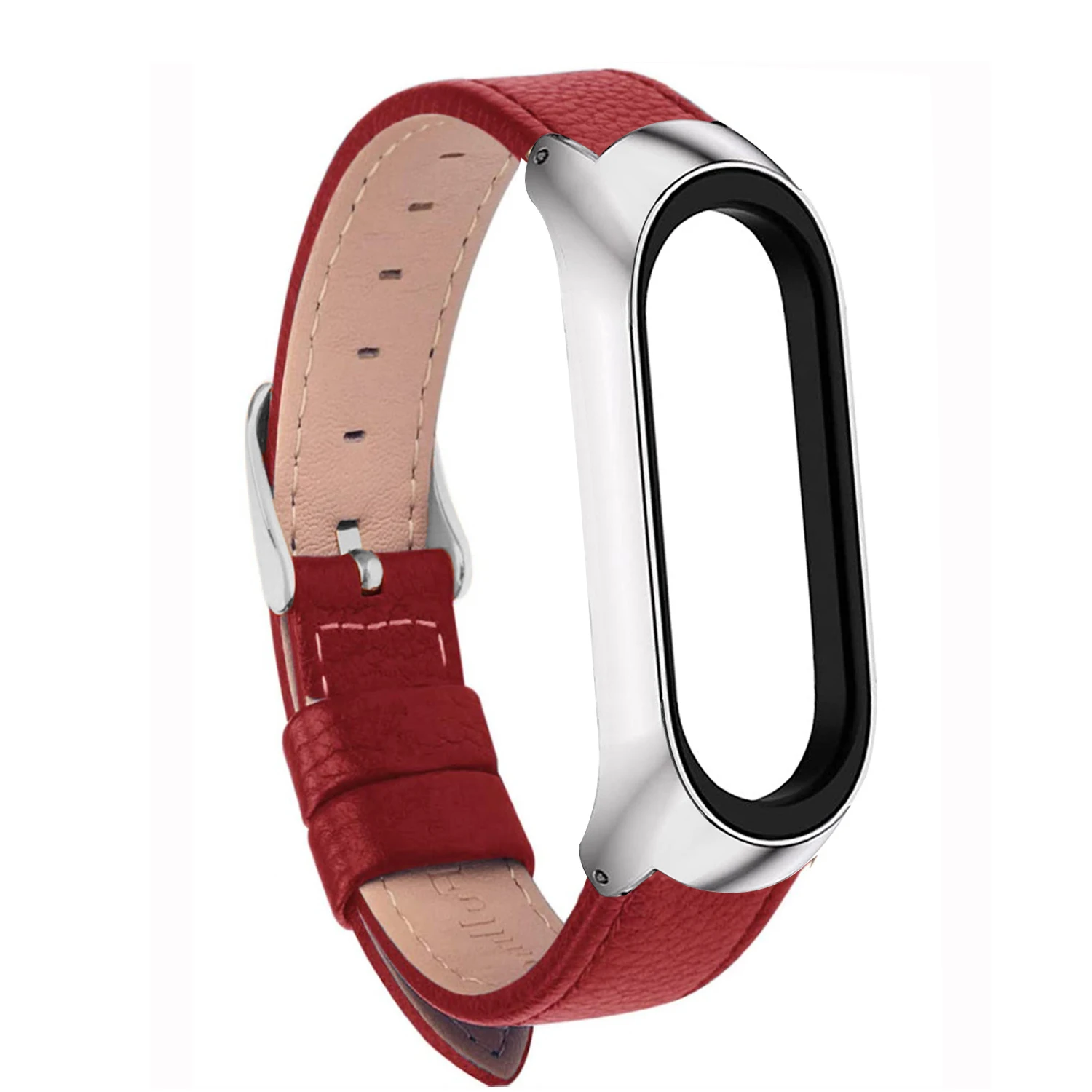 Cinturino da polso in pelle per Xiaomi Mi Band 7 cinturino sportivo orologio cinturino da polso per Xiaomi mi band 5/6 cinturino Miband 7 cinturino