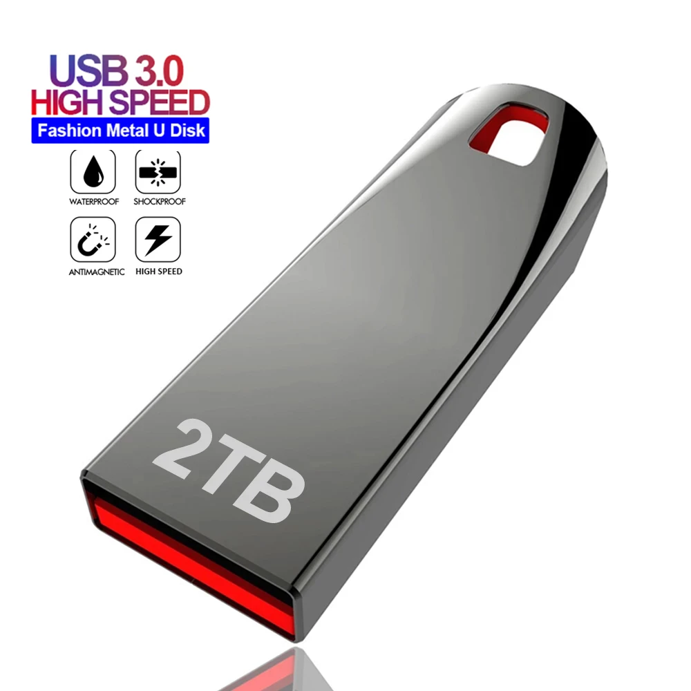 High Speed Usb 3.0 2tb Flash Drive Metal 1tb Pen Drive Waterproof Flash