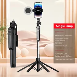 Portable Wireless Remote Selfie Tripod with Light for Video and Live Streaming (Option 3)