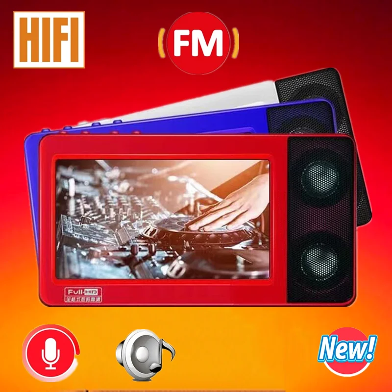 Portable Mp4 Player Touch Screen 8gb Hifi Lossless Stereo Free Music  Download Game Mp3 Video Player With Speaker Voice Recorder| | - AliExpress