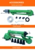 H40,H50 Strong Metal Big Rain Gun Sprinkler For Farmland Irrigation System 3