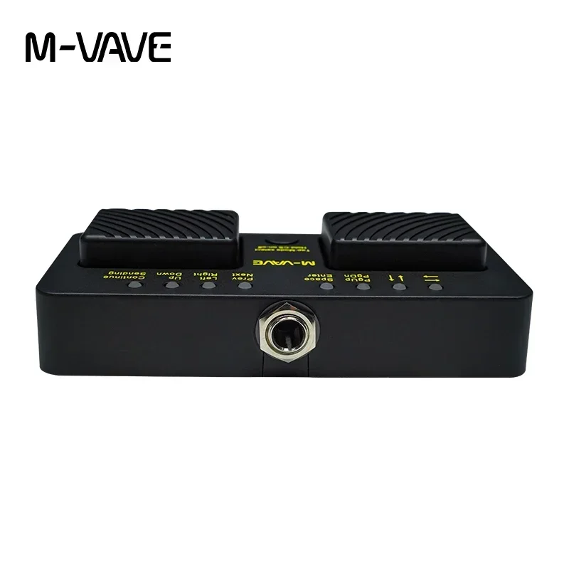 M-VAVE Cube Turner Pro Wireless Bluetooth Page Turner Silent Foot Pedal USB Rechargeable For iPad iPhone Tablet Guitar Parts