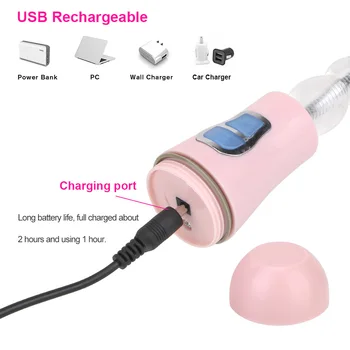 Magic Wand Vibrators Big Dildos Anal Plug Sex Toys for Women Female Masturbation Flexible G Spot Vagina Breast Massager 4