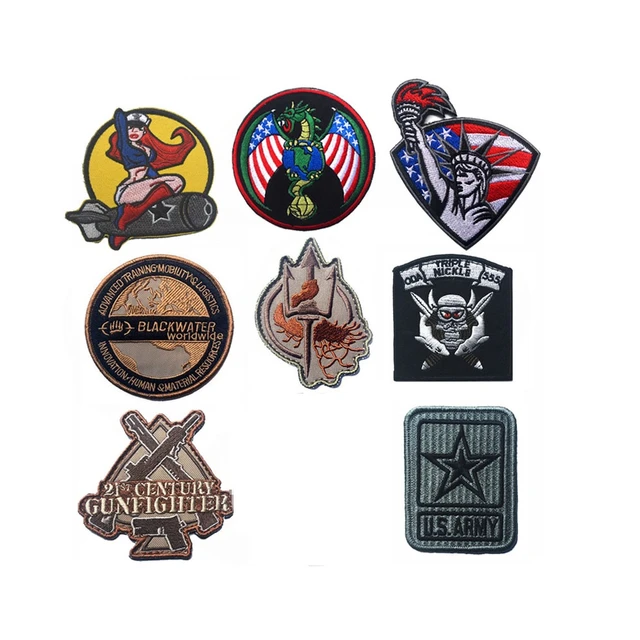 Voodoo Tactical Embroidered USA Military Flag Patches 20-9087