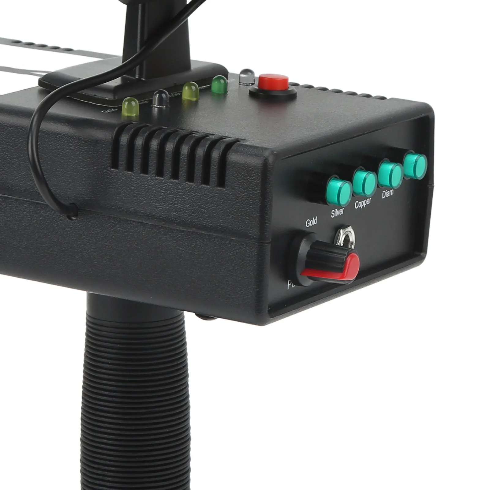 AC100-240V Gold Detector ABS Housing Sensitive Stable Quick Scanning Treasure Finder for Gold Silver Copper
