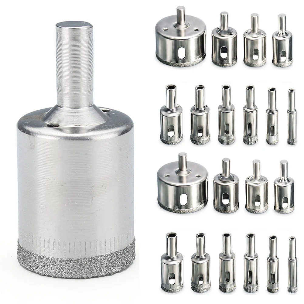 

10pcs DIY For Glass Marble Hard Practical 8-50mm Metal Home Cutting Durable Tool Hole Opener Drill