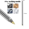 Diamond Carbide Scriber Pen Alloy Pen Metal Wooden Glass Tiles Cutting Marker Pencils Woodworking Hard Metal Lettering Hand Tool 2