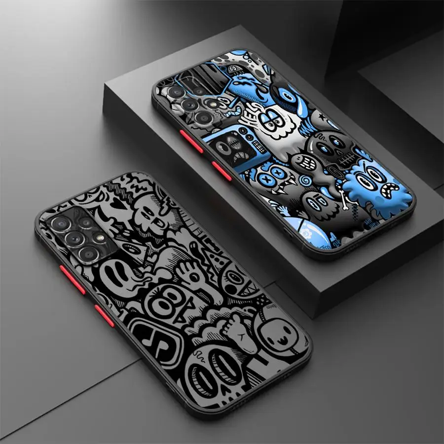Graffiti Black Phone Case Cover