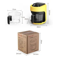 2026 Multifunctional  220V air fryer household transparent visualization fully automatic air fryer small capacity electric fryer 5