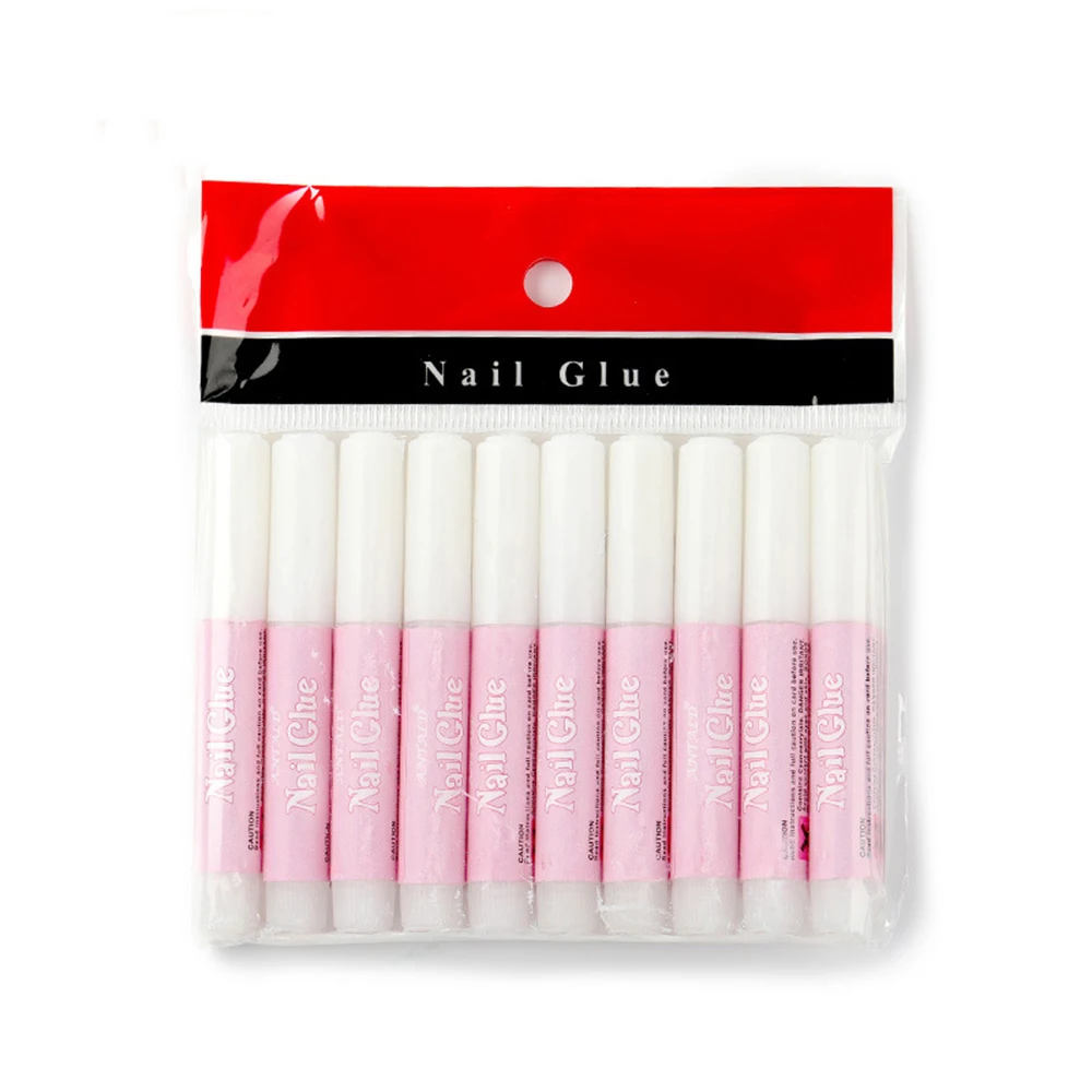 Fast drying 2g Nail Art Glue Acrylic False Nail Tips Sticky Gel Paste Gem Jewelry Decorations Nail Glue Manicure Tools MT-10 nail dryer mini 9 led lights flashlight uv lamp portable nail gel mask fast drying manicure tools