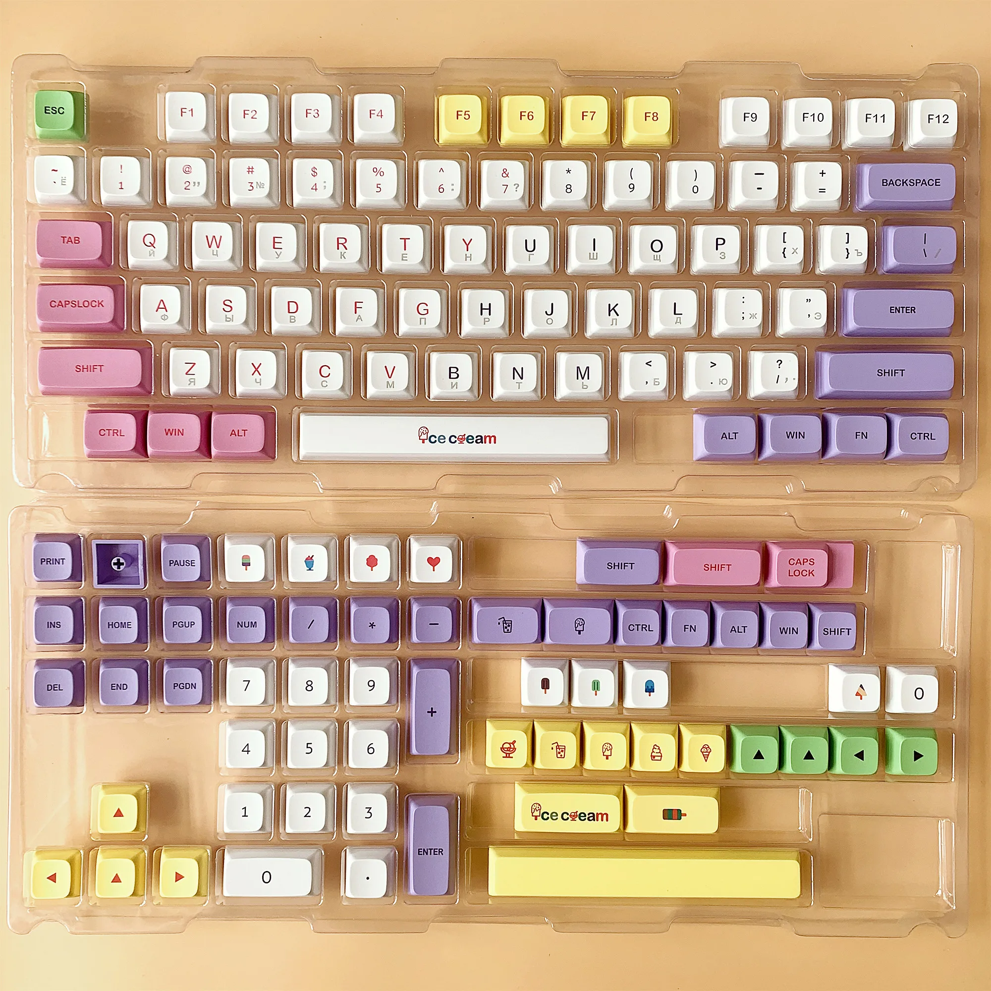 russo layout keycap xda perfil pbt keycaps tintura sublimação para ikbc cereja mx teclas teclado mecânico